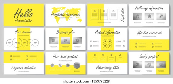 This template is the best as a business presentation, used in marketing and advertising, flyer and banner, the annual report