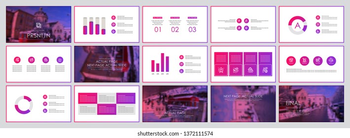 This template is the best as a business presentation, used in marketing and advertising, flyer and banner, the annual report. Elements on a dark grey background