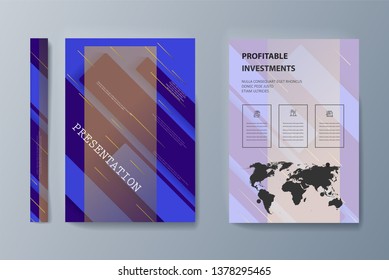 This template is the best as a business presentation, used in marketing and advertising, flyer and banner, the annual report