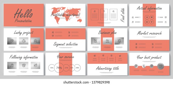 This template is the best as a business presentation, used in marketing and advertising, flyer and banner, the annual report