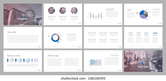 This template is the best as a business presentation, used in marketing and advertising, flyer and banner, the annual report. Elements on a dark grey background