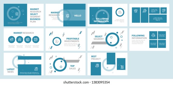 This template is the best as a business presentation, used in marketing and advertising, flyer and banner, the annual report. Elements on a dark grey background