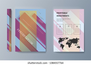 This template is the best as a business presentation, used in marketing and advertising, flyer and banner, the annual report