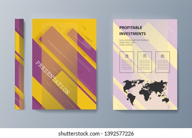 This template is the best as a business presentation, used in marketing and advertising, flyer and banner, the annual report