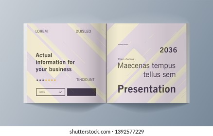 This template is the best as a business presentation, used in marketing and advertising, flyer and banner, the annual report