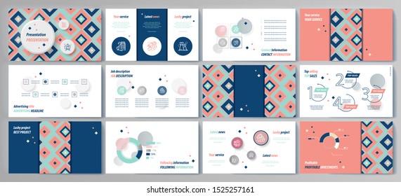 This template is the best as a business presentation, used in marketing and advertising, flyer and banner, the annual report. Grey and black elements on a dark grey background
