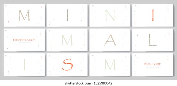 This template is the best as a business presentation, used in marketing and advertising, flyer and banner, the annual report. Grey, orange, green and black elements on a dark grey background
