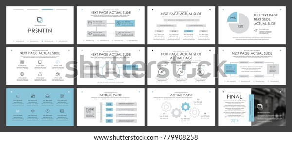 This Template Best Business Presentation Used Stock Vector (Royalty ...