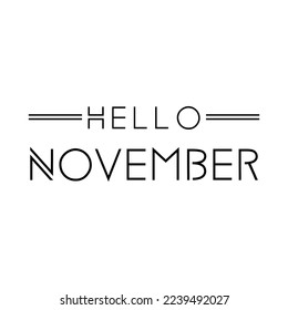 Este texto saluda noviembre