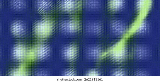 This texture features a halftone overlay that generates moire patterns with striking contrasts. The dynamic interplay of colors adds depth and interest to visual designs.