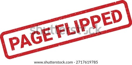 This textured red rubber stamp vector displays the message 