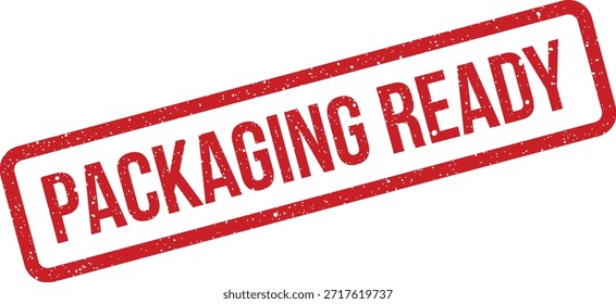 This textured rubber stamp indicates a package is prepared for dispatch. Perfect for marking items in a warehouse, logistics operations, or e-commerce fulfillment.