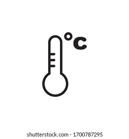 This Thermometer icon is in Line style available to download as EPS 10
