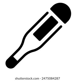 Este icono del termómetro es conveniente para el hospital, médico, atención sanitaria, etc.