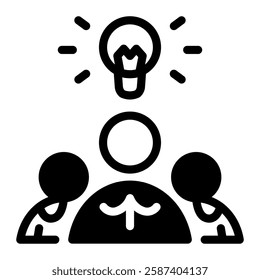 This Thought Leadership icon is suitable for Business Motivation, Business Improvement, etc.