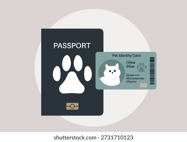 This thoughtful pet travel set includes a passport and an identity card, ensuring your pet travels safely with proper documentation while exploring new places together.