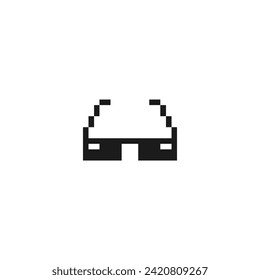 this is thug life glasses in pixel art with simple color and white background ,this item good for presentations,stickers, icons, t shirt design,game asset,logo and project.