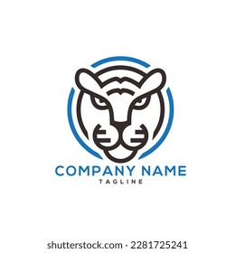 This is tiger head logo logo