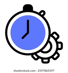 This Time Management icon is suitable for Business, Business Operation, etc