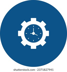 This is Time management Line Vector Icon easily modified with filled and trendy colours combination, you'll find representations of essential icon concepts.

