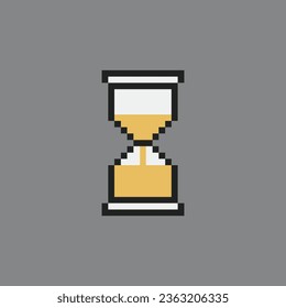 this is timer icon in pixel art with simple color and black background this item good for presentations,stickers, icons, t shirt design,game asset,logo and your project.