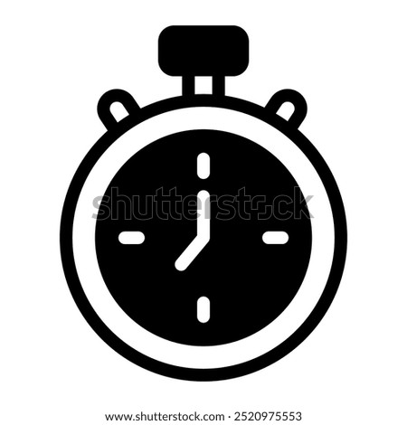 This Timer icon is suitable for football, soccer, sport etc.