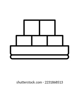 este es un ícono de tofu
icono con un contorno y un estilo perfecto de píxel
este es uno de los iconos de los juegos de iconos con el tema de comida asiática