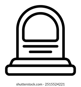 This Tomb stone icon is suitable for Halloween event.