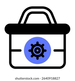 This Tool Box icon is suitable for Bycycle, Sport, Healthy Lifestyle, etc