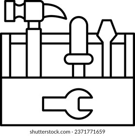 This is Toolbox Line Vector Icon easily modified with filled and trendy colours combination, you'll find representations of essential of icon concepts.

