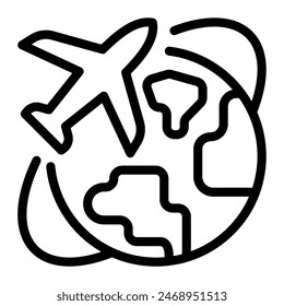 This Travel icon is suitable for Retirement, Pension, and Elderly Activities.