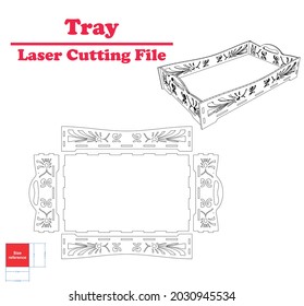 This Tray is a perfect choice to use. it can be cut with all 3mm material thicknesses. svg