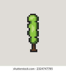 this is Tree in pixel art with simple color with gray background this item good for presentations,stickers, icons, t shirt design,game asset,logo and your project.