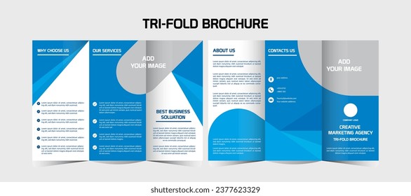 This Tri fold brochure can be resized as per your wish. This is a perfect Tri fold brochure design.
Which you need very much.