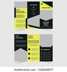 This is a Tri fold corporate brochure design