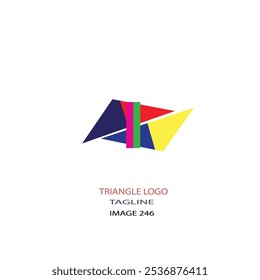 Este logotipo triangular é usado para fins comerciais .