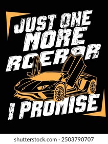  This T-shirt design features a detailed illustration of a classic car from the golden era of automobiles, capturing the essence of vintage style. The car is depicted in a retro color palette, with fi