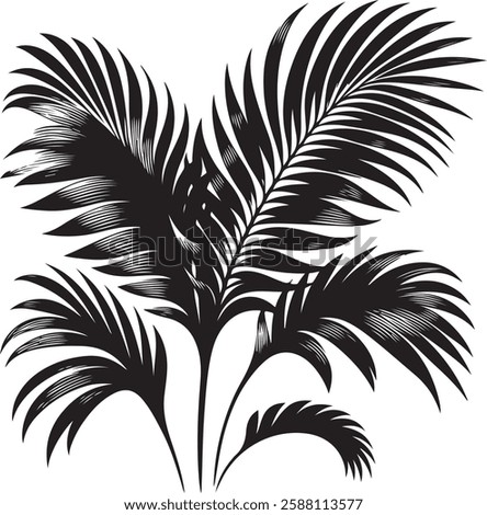 This t-shirt design features a stunning palm tree silhouette with elegant leaves, capturing a tropical and relaxing beach vibe. Perfect for nature lovers!