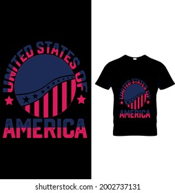 This t-shirt design has created for American fans.