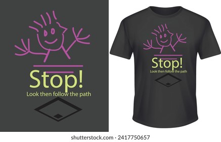 Das ist ein T-Shirt-Design. das Design ist druckbar. Dieses Design enthält Vektorformen, die das Design kreativ gemacht haben.