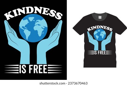 This T-shirt design is unique and has the potential to go viral because it is simple, yet powerful. The slogan "Choose Kindness" is clear and concise,