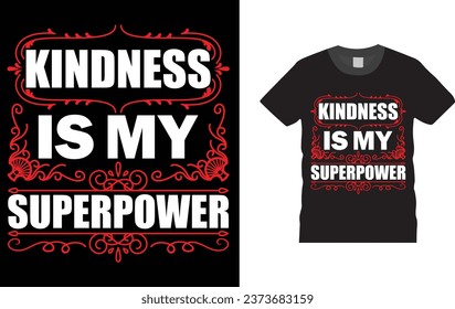 This T-shirt design is unique and has the potential to go viral because it is simple, yet powerful. The slogan "Choose Kindness" is clear and concise,