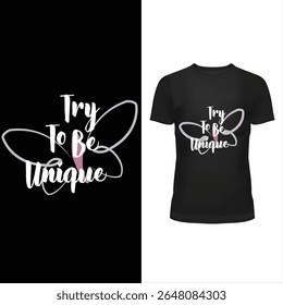 This T-shirt design you can use any where and any color as you want