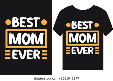 Esta camiseta presenta un diseño divertido y sincero con la frase "Mejor mamá de la historia" en Fuentes audaces y alegres. Perfecto para abuelas orgullosas