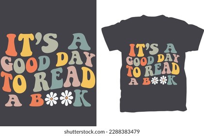 Esta camiseta es perfecta para los amantes de leer y apreciar los placeres simples de la vida. Con las palabras "Es un buen día para leer" impresas en la parte delantera, esta camisa te anima a tomar un descanso