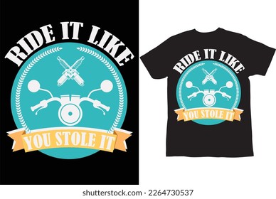 Dieses T-Shirt von RJ-DESIGN verfügt über Live, um Motorrad Print zu fahren. Mit kurzen Ärmeln und Crew-Hals ist dies das perfekte T-Shirt für den Alltag.