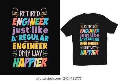 This t-shirt is for those tetired engineer who dare to dream big and work hard to achieve their goals. It features a bold and inspiring quote: “Don’t stop until you’re proud”.