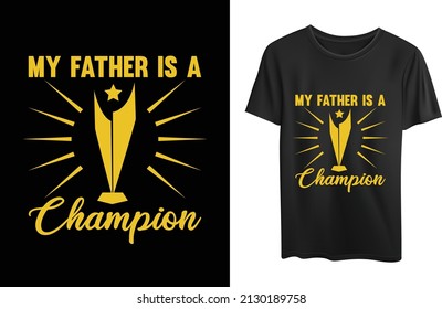 This is a Typography Father Dad Day T-shirt Vector Design.You can use these design anywhere you want