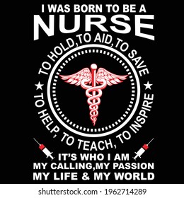 This is typography for nurse day design and nurses week 6-12 May. Vector EPS file and print ready file