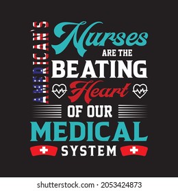 This is a typography nurse t-shirt design